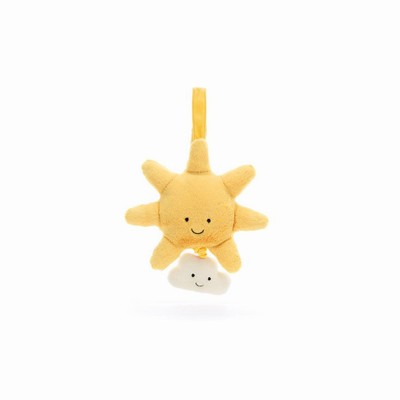 Jellycat Amuseables Sun Musical Pull USA | 80916JNDW